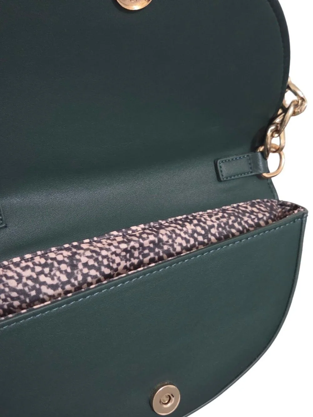 Urban Expressions Natalie Crossbody Teal With Gold Chain